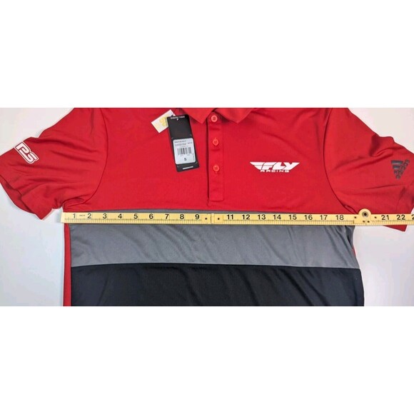 New With Tags Adidas Fly Racing Motocross Golf Polo Shirt Men's Size Small - Picture 9 of 11